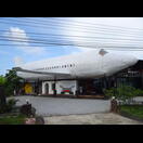 Ein Café der Nähe des Flughafens von Narathiwat